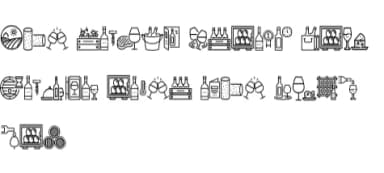 Wine Doodles by Mary Kay's Magic — Dingbats Font — thumbnail 6