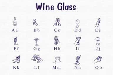 Wine Glass by Nongyao — Dingbats Font — thumbnail 2