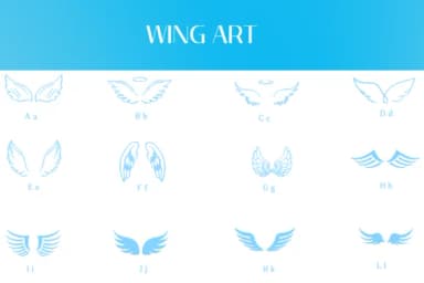 Wing Art by Heartcraft Atelier — Dingbats Font — thumbnail 2