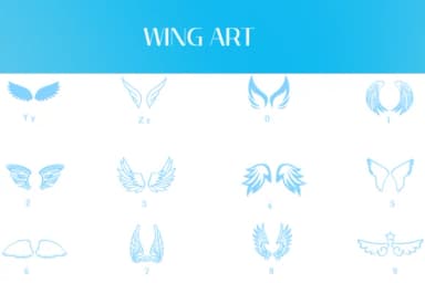 Wing Art by Heartcraft Atelier — Dingbats Font — thumbnail 4