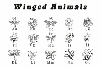 Winged Animals by Suphitchaya — Dingbats Font — thumbnail 2