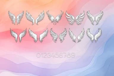 Wings Flutter Freely by MOMAT THIRTYONE — Dingbats Font — thumbnail 4