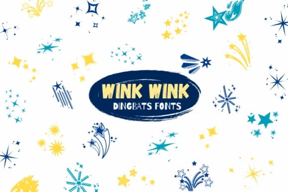 Wink Wink by Suphitchaya — Dingbats Font