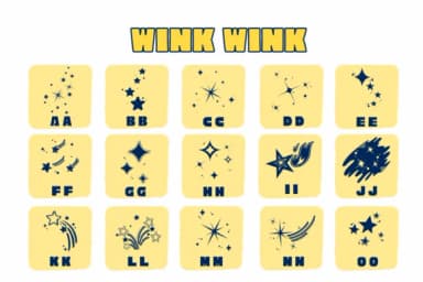 Wink Wink by Suphitchaya — Dingbats Font — thumbnail 5