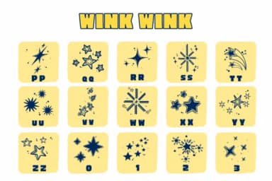 Wink Wink by Suphitchaya — Dingbats Font — thumbnail 6