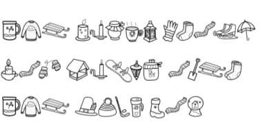 Winter by Natchuta — Dingbats Font — thumbnail 8