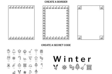 Winter Doodle by digitalplannerland — Dingbats Font — thumbnail 6