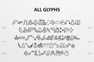 Winter Doodle by CrafterFonts — Dingbats Font — thumbnail 2