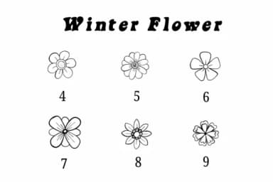 Winter Flower by Suphitchaya — Dingbats Font — thumbnail 4