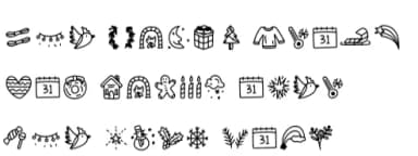 Winter Fun by YandiDesigns — Dingbats Font — thumbnail 6