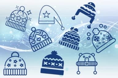 Winter Hat by Mary Kay's Magic — Dingbats Font — thumbnail 5