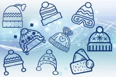Winter Hat by Mary Kay's Magic — Dingbats Font — thumbnail 6