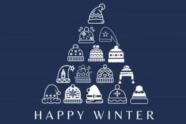 Winter Hat by Mary Kay's Magic — Dingbats Font — thumbnail 7