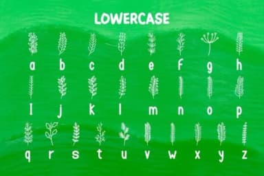 Winter Leaf by Pian45 — Dingbats Font — thumbnail 3