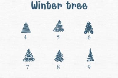 Winter Tree by Sontaya — Dingbats Font — thumbnail 4