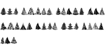 Winter Tree by Sontaya — Dingbats Font — thumbnail 8