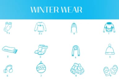 Winter Wear by Heartcraft Atelier — Dingbats Font — thumbnail 4