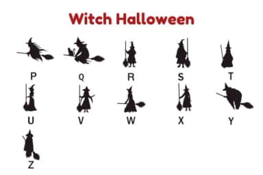 Witch Halloween by Nun Sukhwan — Dingbats Font — thumbnail 6