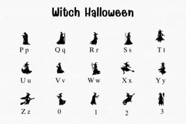 Witch Halloween by Sontaya — Dingbats Font — thumbnail 3