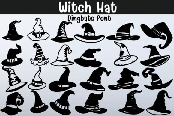Witch Hat by Sontaya — Dingbats Font