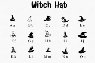Witch Hat by Sontaya — Dingbats Font — thumbnail 2