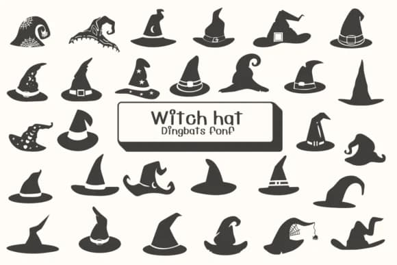 Witch Hat by Ketsarin — Dingbats Font