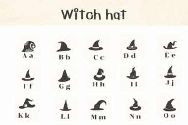 Witch Hat by Ketsarin — Dingbats Font — thumbnail 2