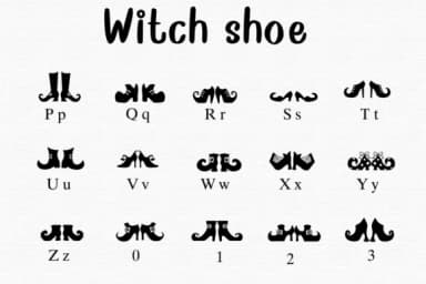 Witch Shoe by Nongyao — Dingbats Font — thumbnail 3