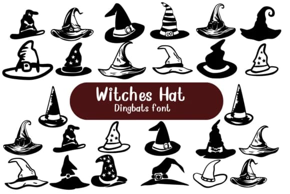 Witches Hat by Nongyao — Dingbats Font