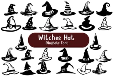 Witches Hat by Nongyao — Dingbats Font — thumbnail 1