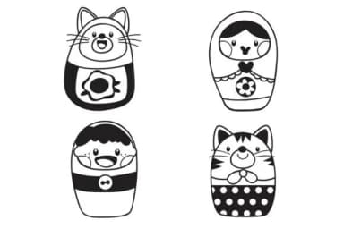 Wobblies Dingbats by Illustration Ink — Dingbats Font — thumbnail 6