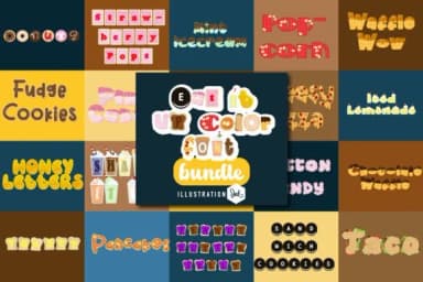 Wobblies Dingbats by Illustration Ink — Dingbats Font — thumbnail 7