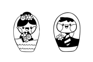 Wobblies Wedding Dingbats by Illustration Ink — Dingbats Font — thumbnail 3