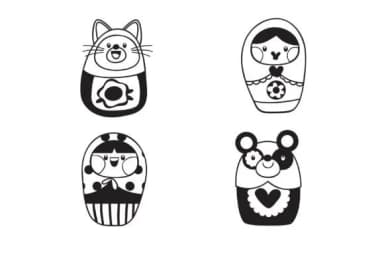 Wobblies by Illustration Ink — Dingbats Font — thumbnail 6