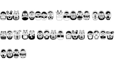 Wobblies by Illustration Ink — Dingbats Font — thumbnail 8