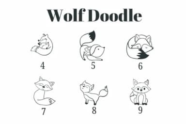 Wolf Doodle by Suphitchaya — Dingbats Font — thumbnail 4