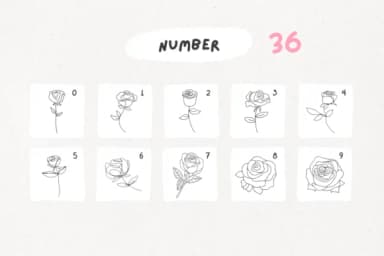Women and Flower by Babymimiart — Dingbats Font — thumbnail 3