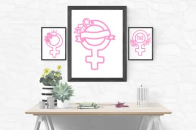 Women Day Doodles by CHANOK — Dingbats Font — thumbnail 7