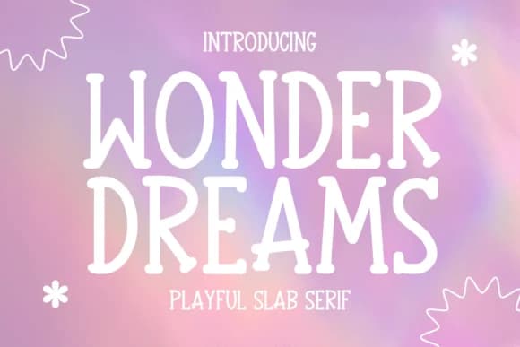 Wonder Dreams by Letterayu — Slab Serif Font
