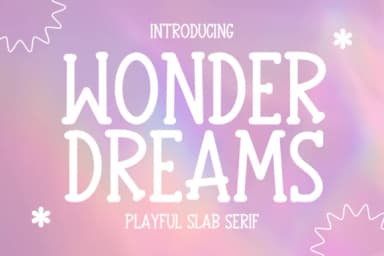 Wonder Dreams by Letterayu — Slab Serif Font — thumbnail 1
