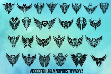 Wonder Wing by MOMAT THIRTYONE — Dingbats Font — thumbnail 2