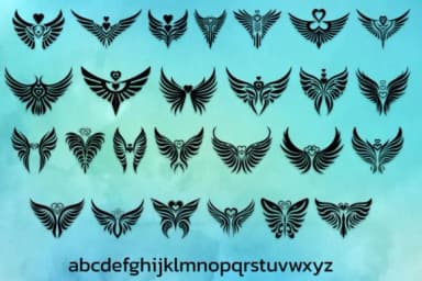 Wonder Wing by MOMAT THIRTYONE — Dingbats Font — thumbnail 3