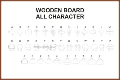 Wooden Board by edywiyonopp — Dingbats Font — thumbnail 2