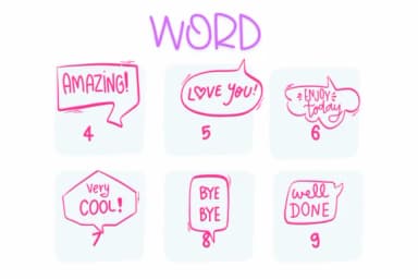 Word by Sirinart — Dingbats Font — thumbnail 4