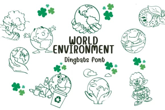 World Environment by Nongyao — Dingbats Font