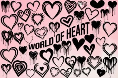 World of Heart by MOMAT THIRTYONE — Dingbats Font — thumbnail 1