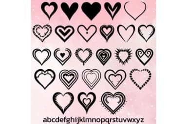 World of Heart by MOMAT THIRTYONE — Dingbats Font — thumbnail 3
