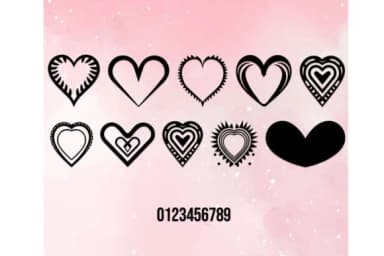 World of Heart by MOMAT THIRTYONE — Dingbats Font — thumbnail 4