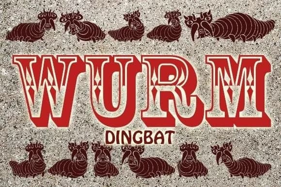 Wurm by vladimirnikolic — Dingbats Font