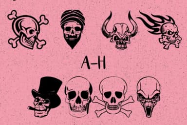 X Skull X by Minimalistartstudio — Dingbats Font — thumbnail 2